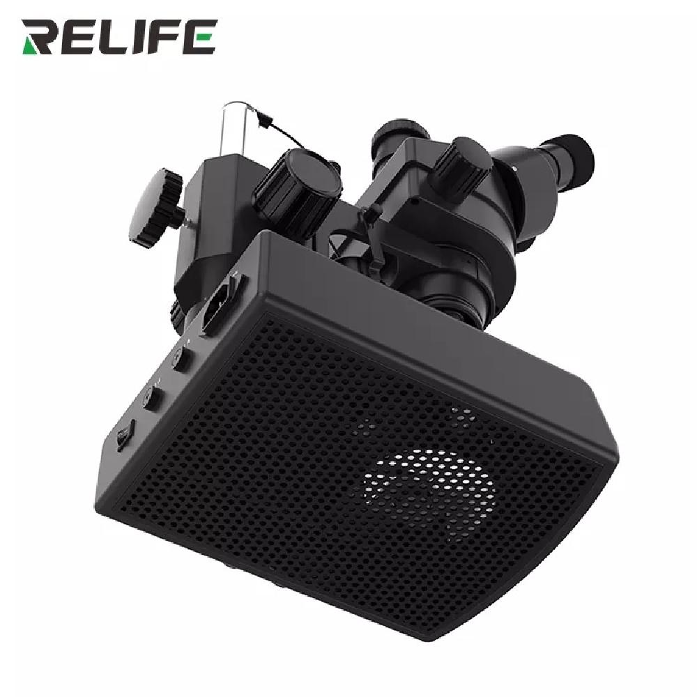 Microscope stéréo trinoculaire HDMI RELIFE RL-M3T 7X-45X pour