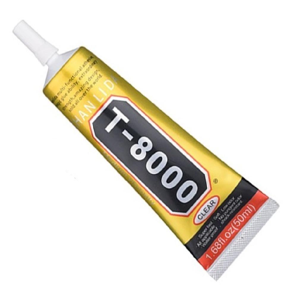 Pegamento T-8000 transparente Adhesivo cola extrafuerte 15 / 110 ml -  Dureza 70 - 85B - Reparación móviles electrónica